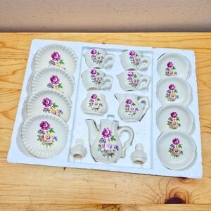 Vintage Summco 17 Piece Toy Porcelain China Tea Set